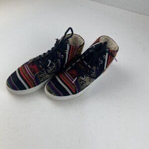 INKKAS Handmade Blackbird High Top Sneakers Shoes Men's 6 / Women's 8 Pre Owned